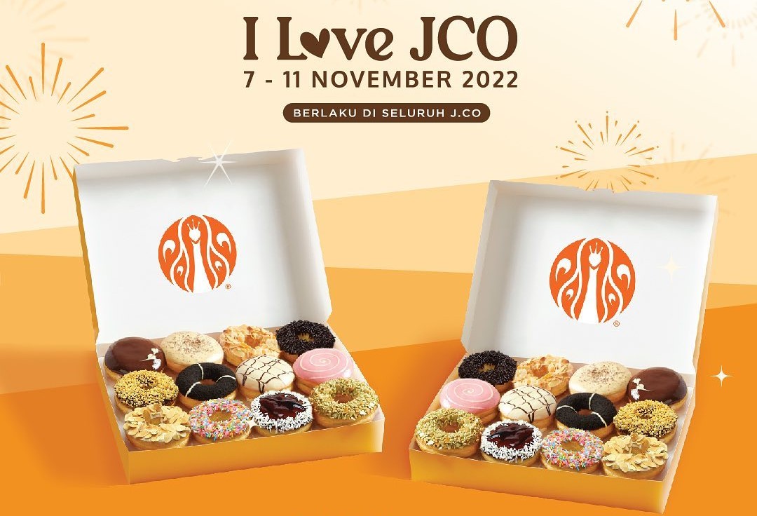  I LOVE JCO Hadir Lagi 7-11 November 2022 di seluruh store JCO Indonesia